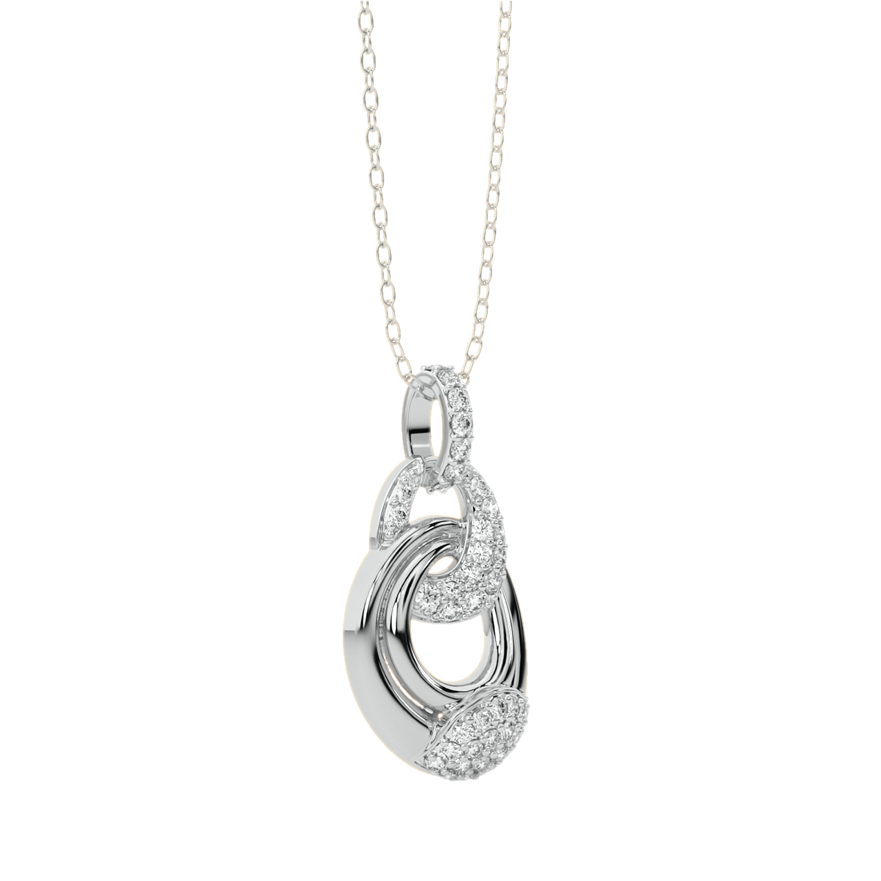 Joen Round Diamond Office Wear Pendant